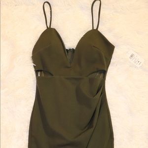 Windsor olive green club dress